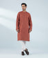 Like Father Like Son Rust Men's Kurta